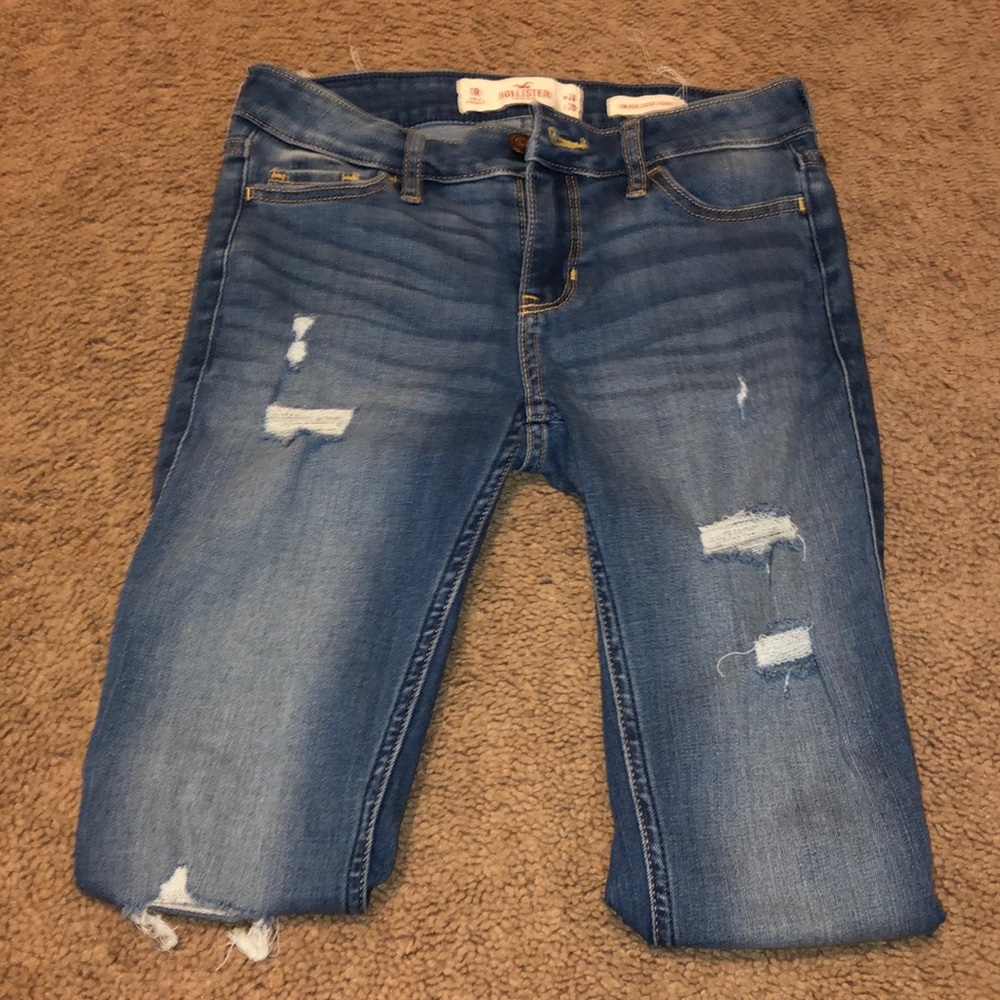 hollister low rise jeans